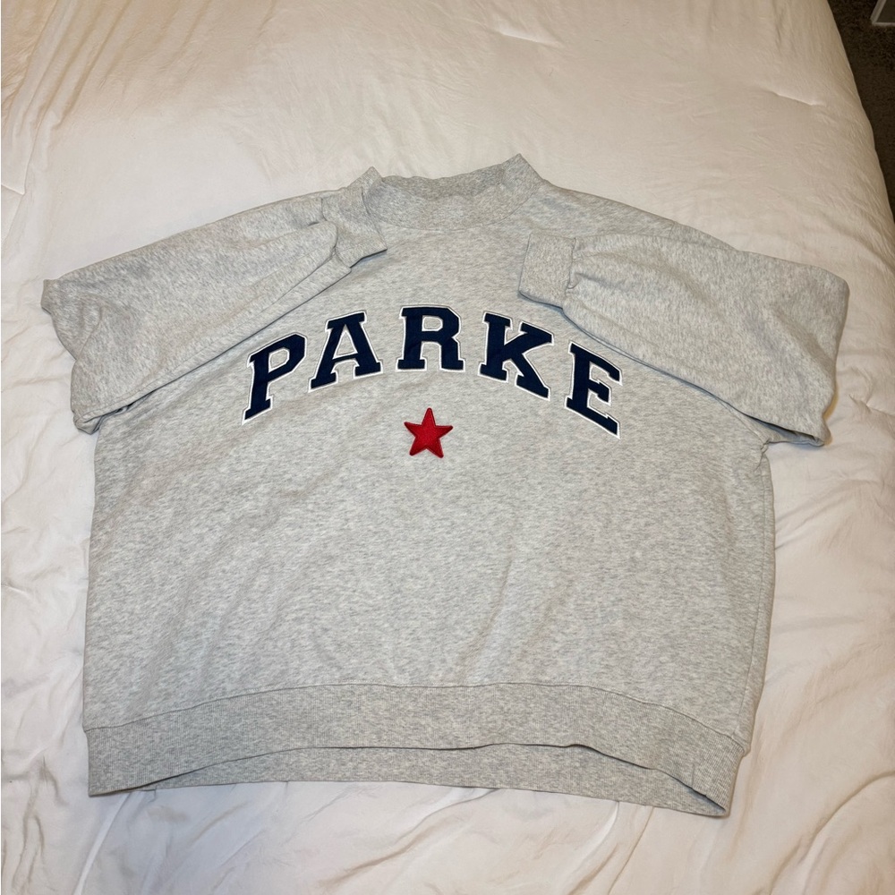 Parke Varsity Mockneck Heather Grey - Coastal Collection - XXL - Heritage Terry